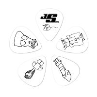 PLANET WAVES 1CWH2-10JS JOE SATRIANI PICKS WHITE LIGHT